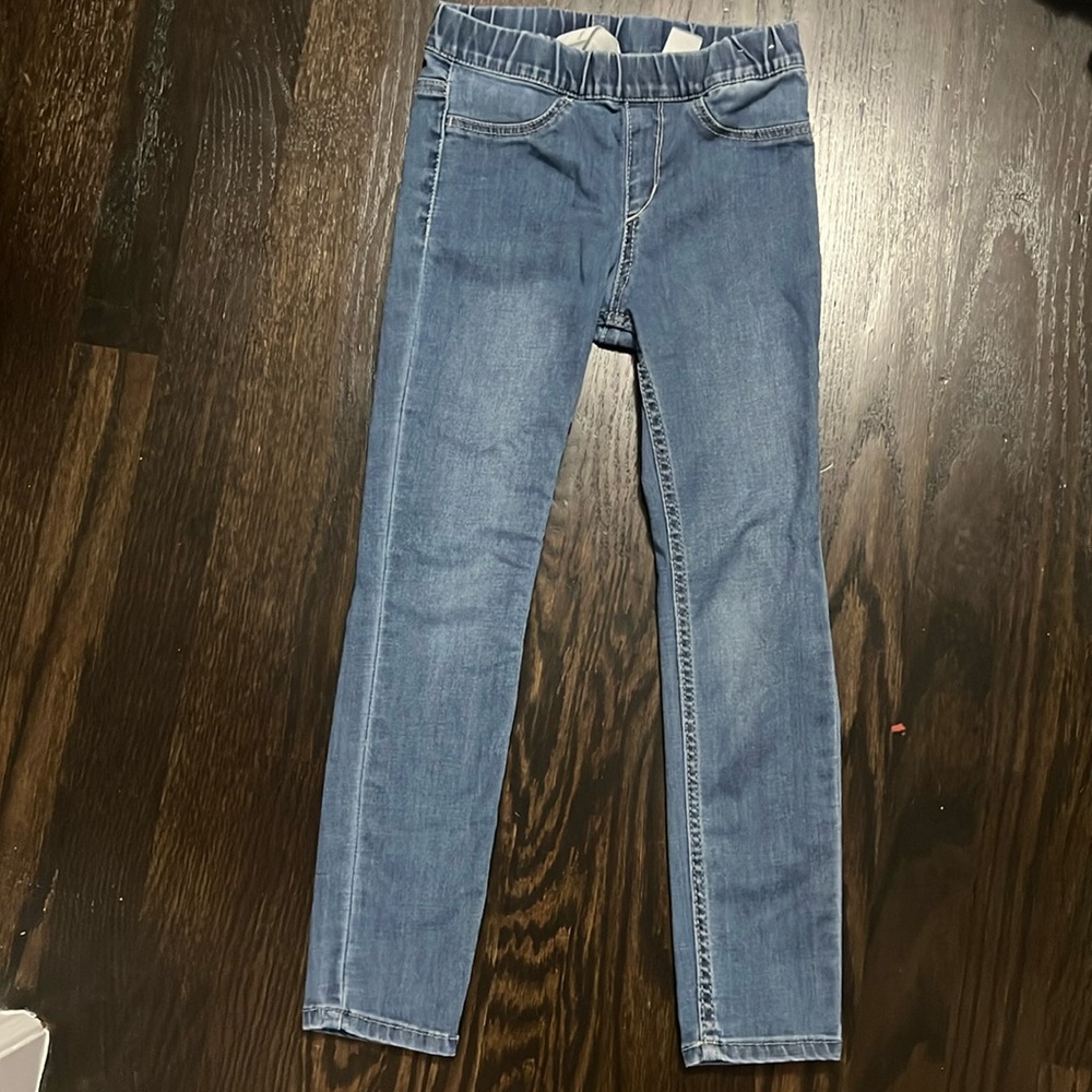 H&M Blue Denim Jeggings US 6 Years